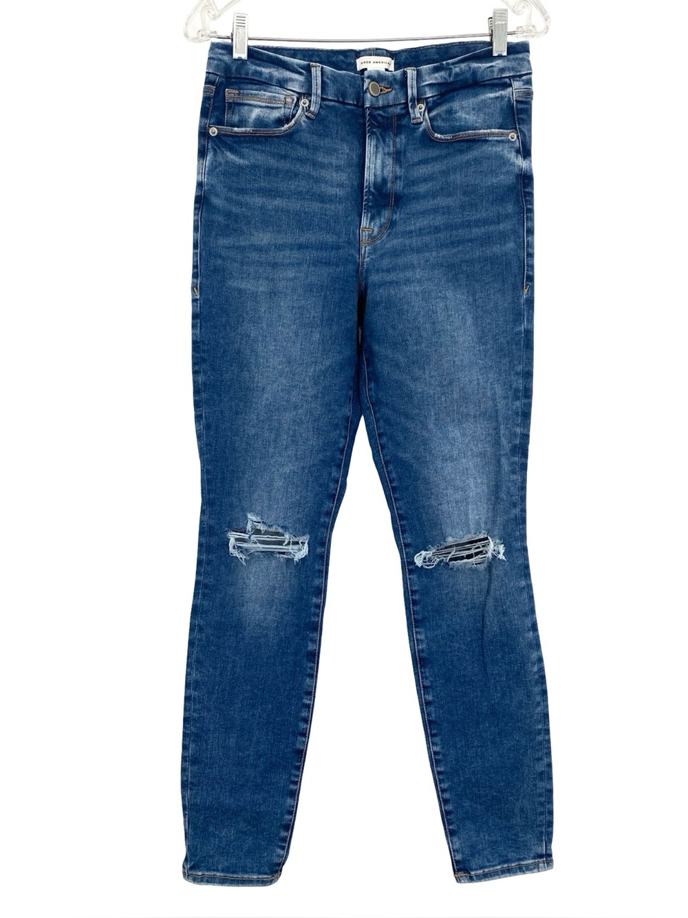 Good American Always Fits Good Waist Skinny Jeans Size 6-12